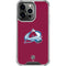 NHL Colorado Avalanche Solid Background iPhone 16 Pro Clear Case